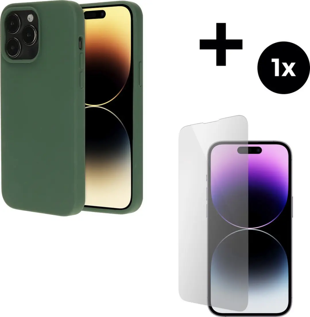 Mobiparts MP-5001525 Silicone Hoesje - iPhone 14 Pro Groen