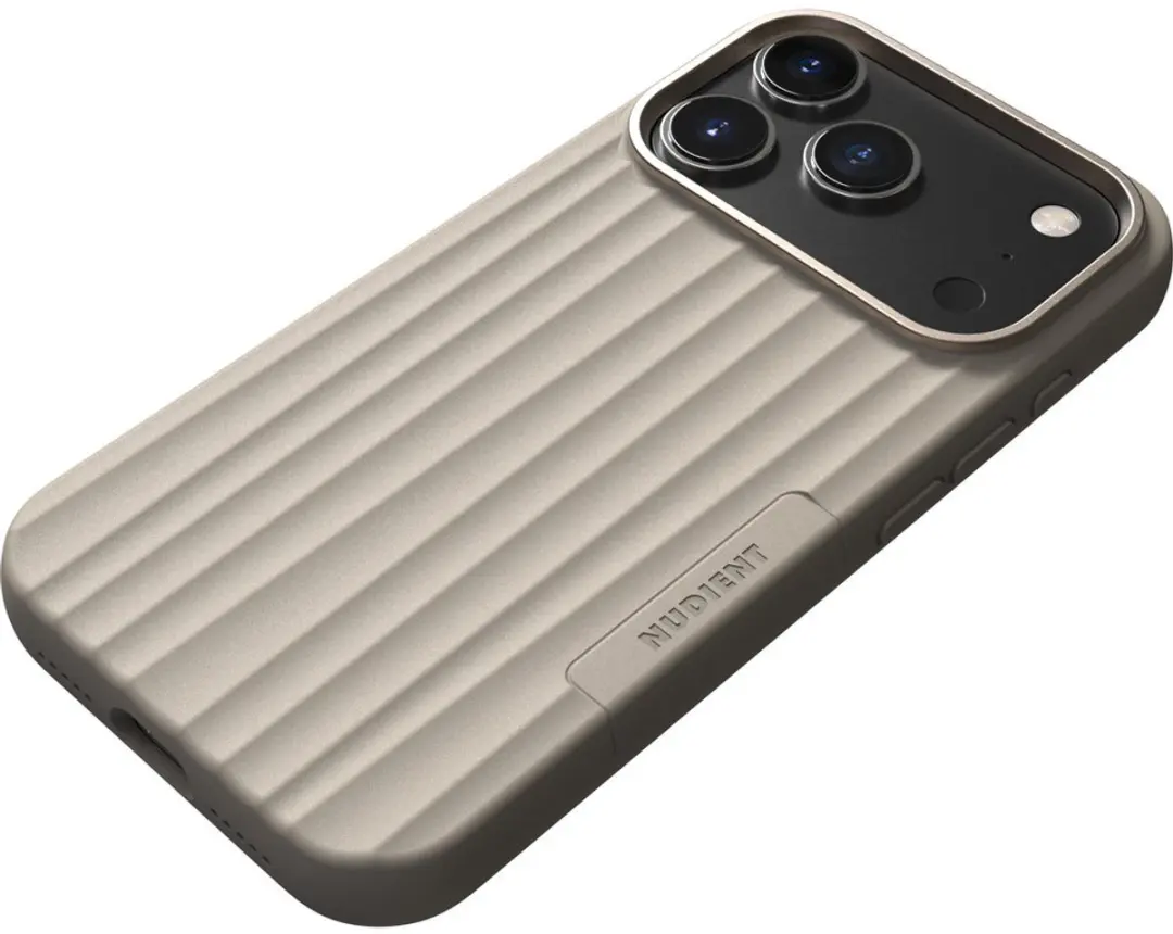 Nudient Bold MagSafe Case iPhone 17 Pro - Beige