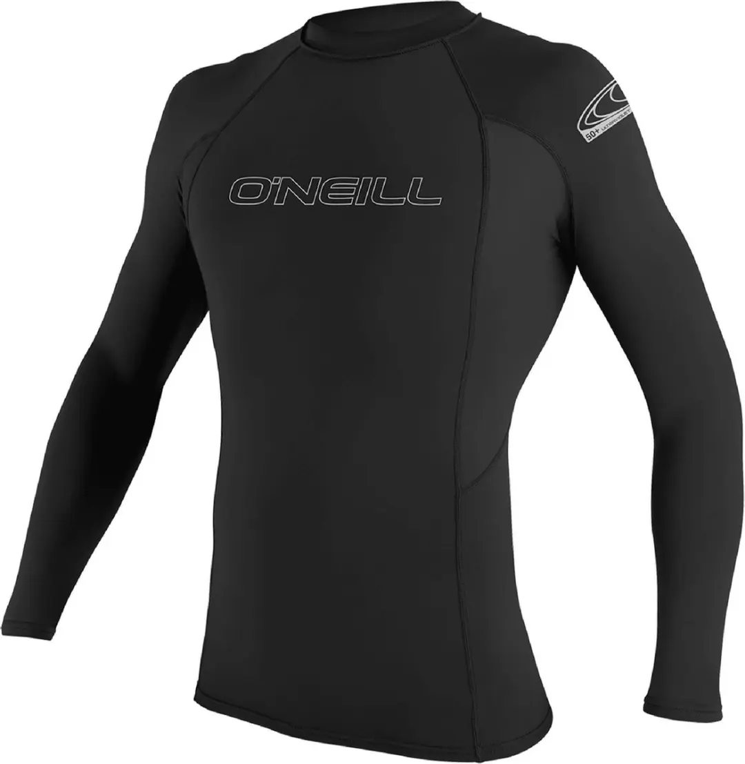 O'Neill Basic Skins L/S Rashguard Heren - XL - Zwart/Wit