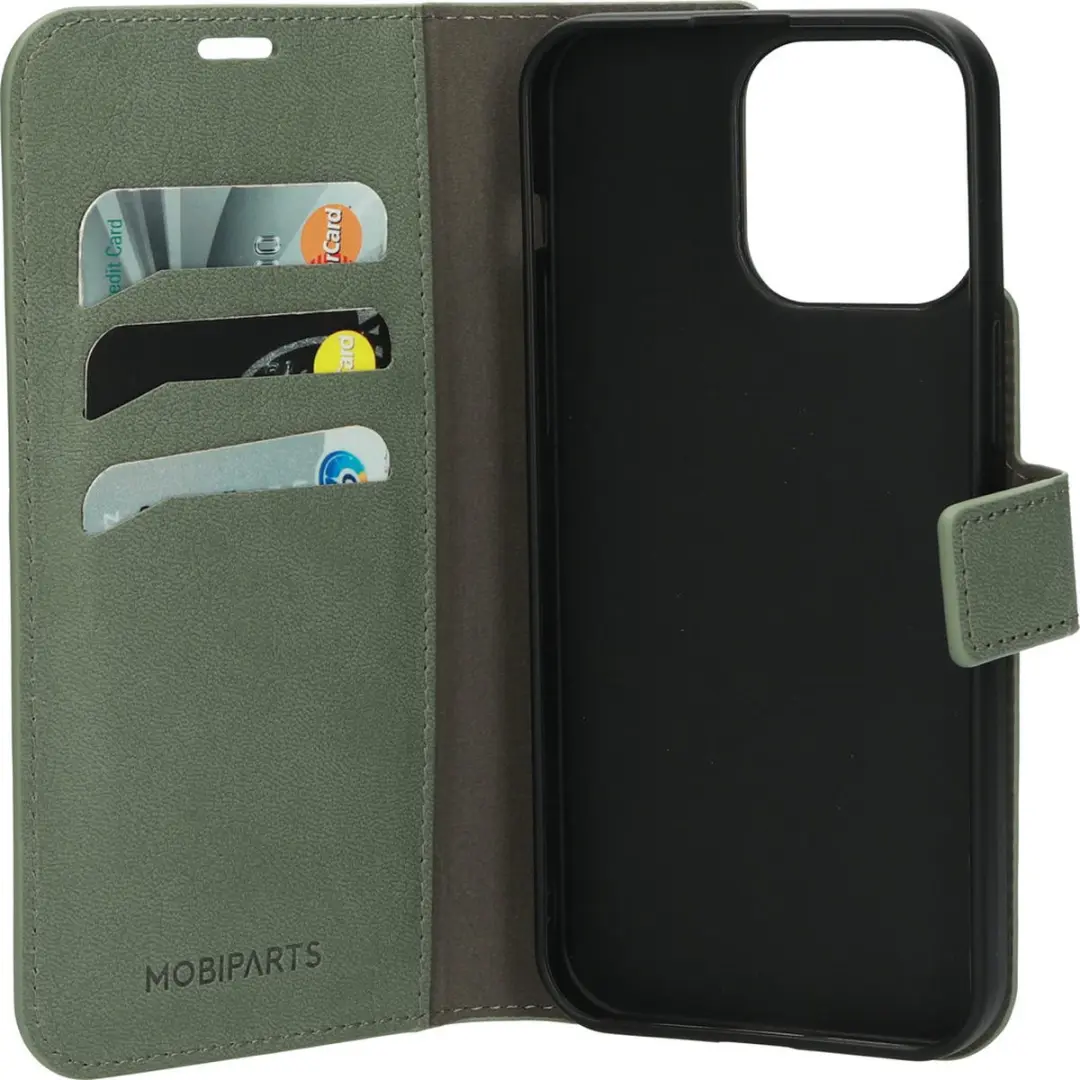 Mobiparts MP-124385 Hoesje iPhone 15 Pro Max - Eco Leer Groen - afbeelding 6 van 6