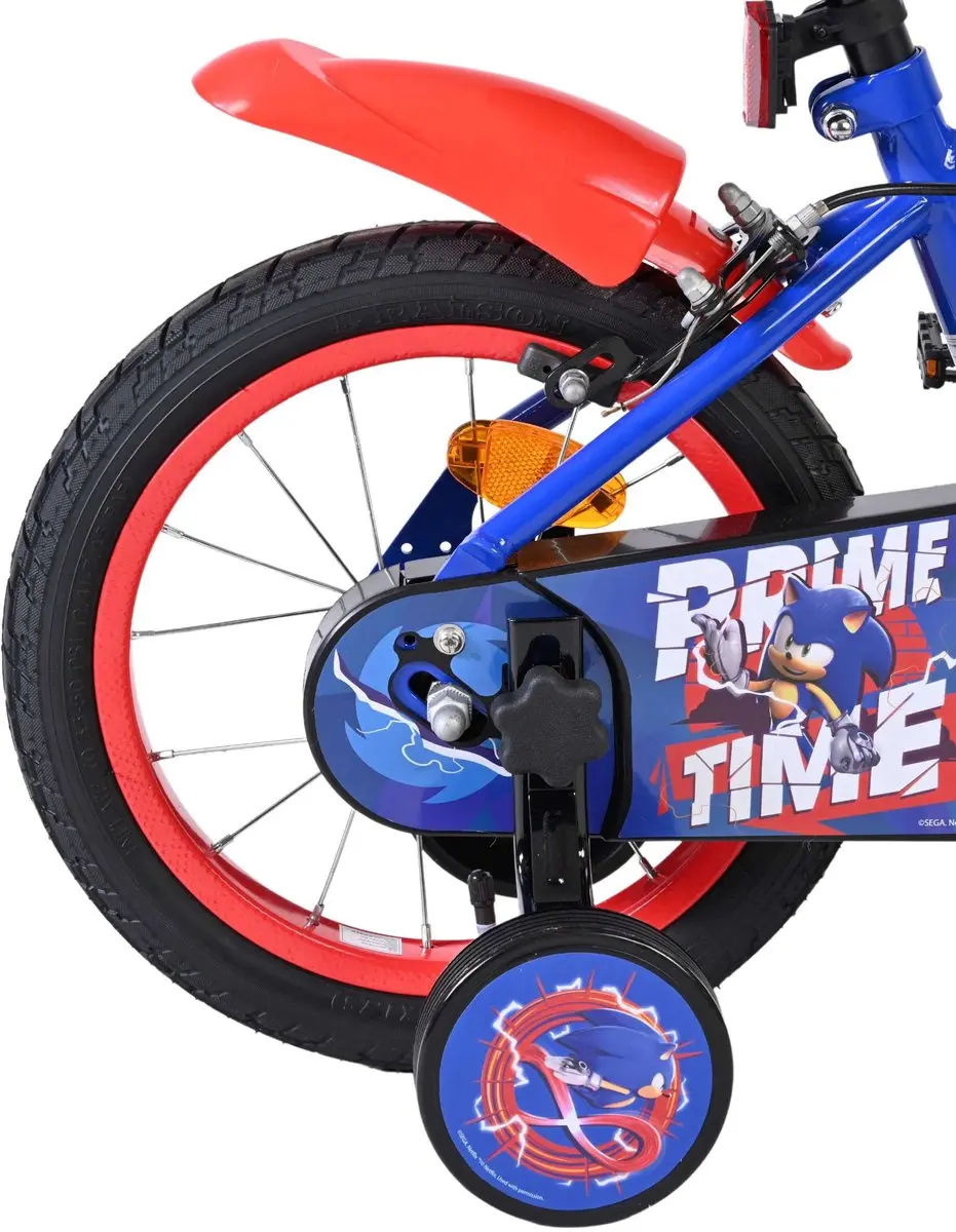 Volare Turbo Crew Kinderfiets 14 inch - 1 Versnelling - Blauw/Rood