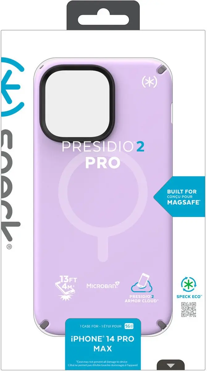 Speck Presidio2 Pro 150086-9979 Hoesje - iPhone 14 Pro Max - Paars