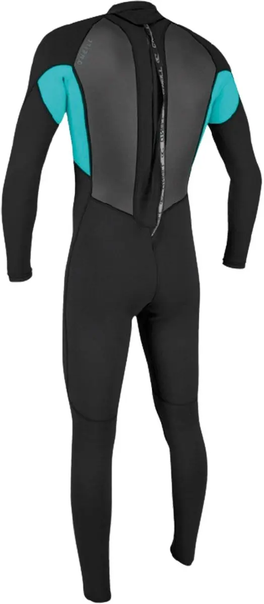 O'Neill Wetsuit Unisex Maat 14 - 4-Seizoenen - Zwart/Aquablauw