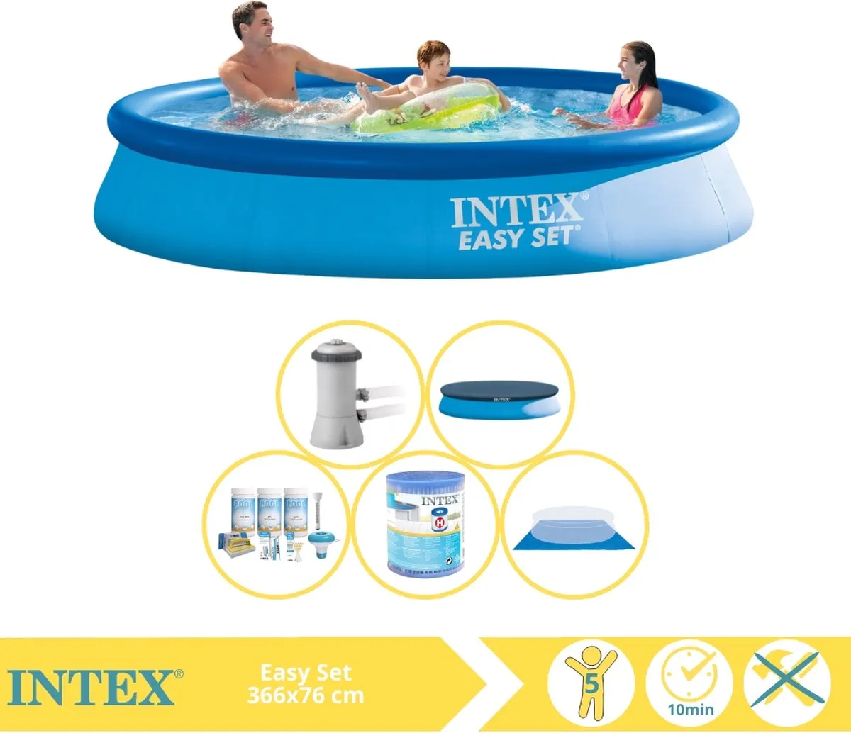 Intex Easy Set Zwembad 366x76cm