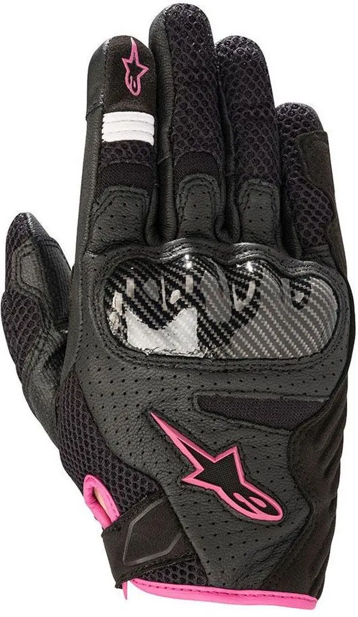 Alpinestars Stella SMX-1 Air V2 Handschoen - Dames XS - Zwart/Rose