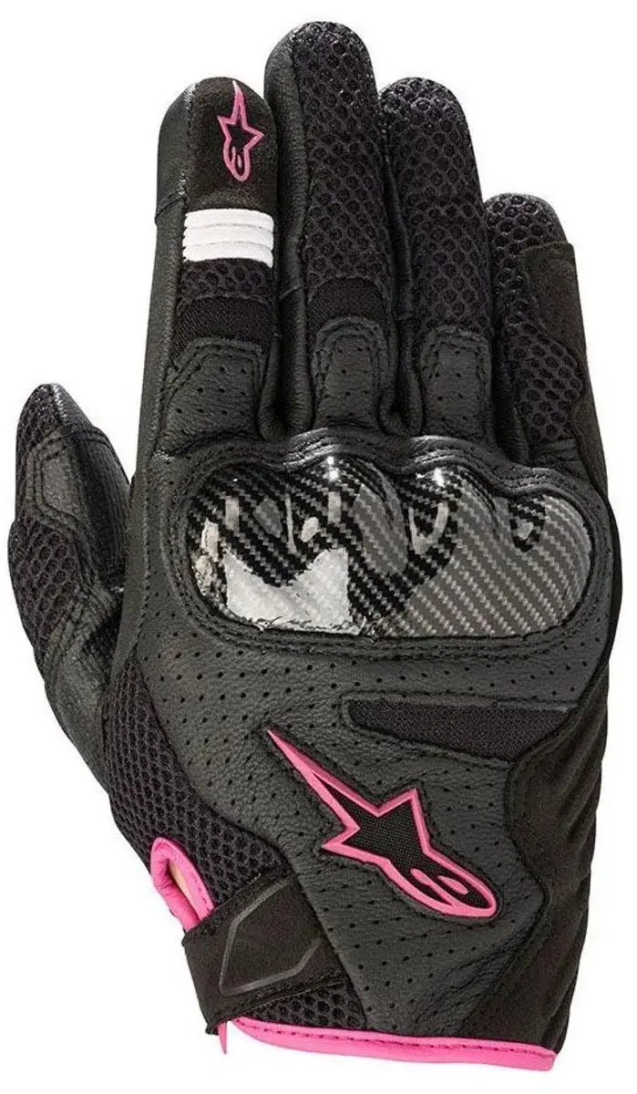 Alpinestars Stella SMX-1 Air V2 Handschoen - Dames XS - Zwart/Rose