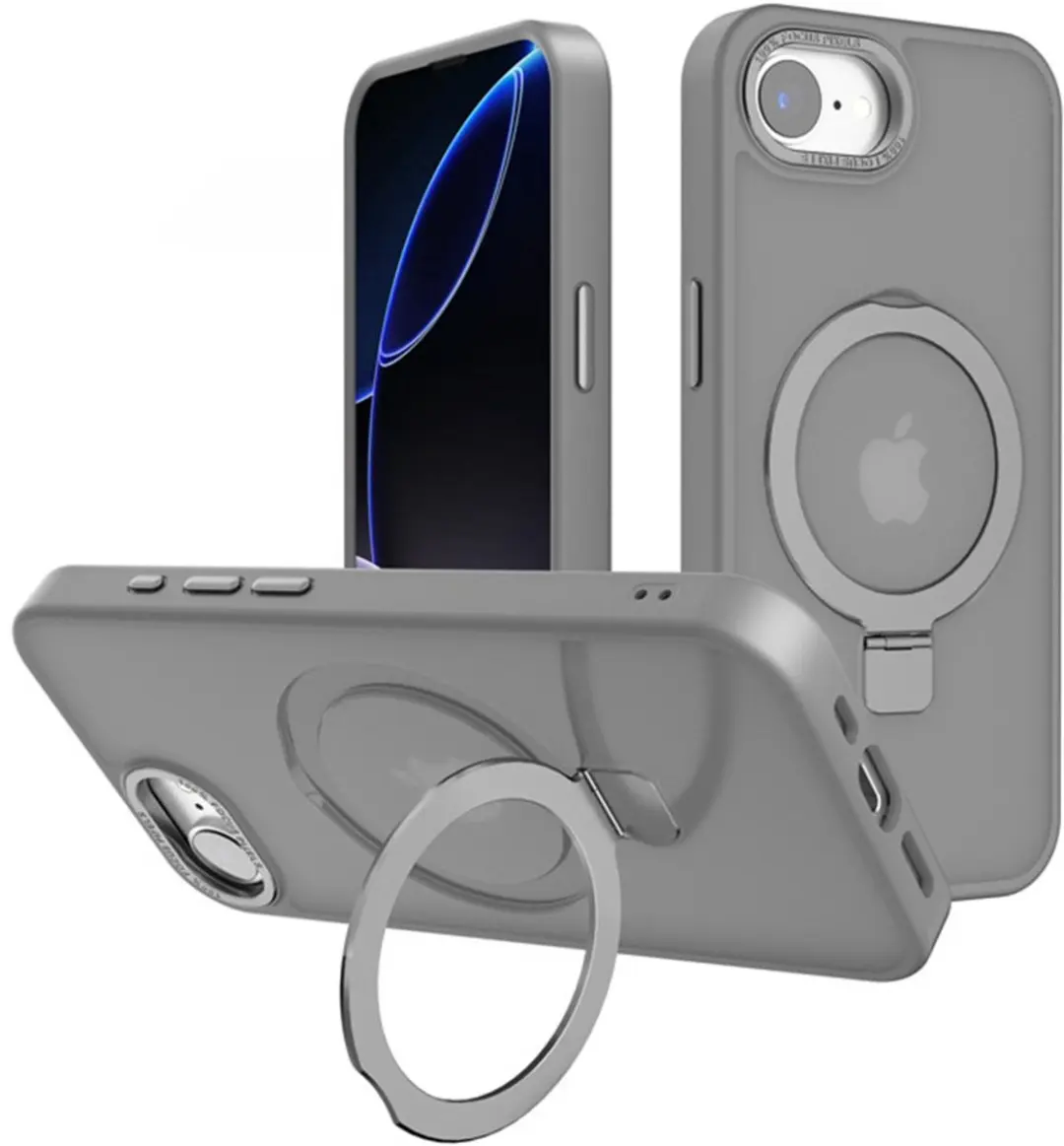 MobiQ Ringstand MagSafe Hoesje iPhone 16e 46-00860