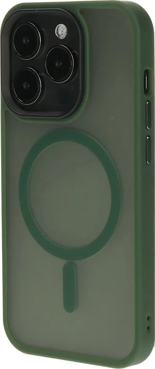 Mobiparts MP-123012 Hoesje iPhone 14 Pro - Hardcover MagSafe - Groen