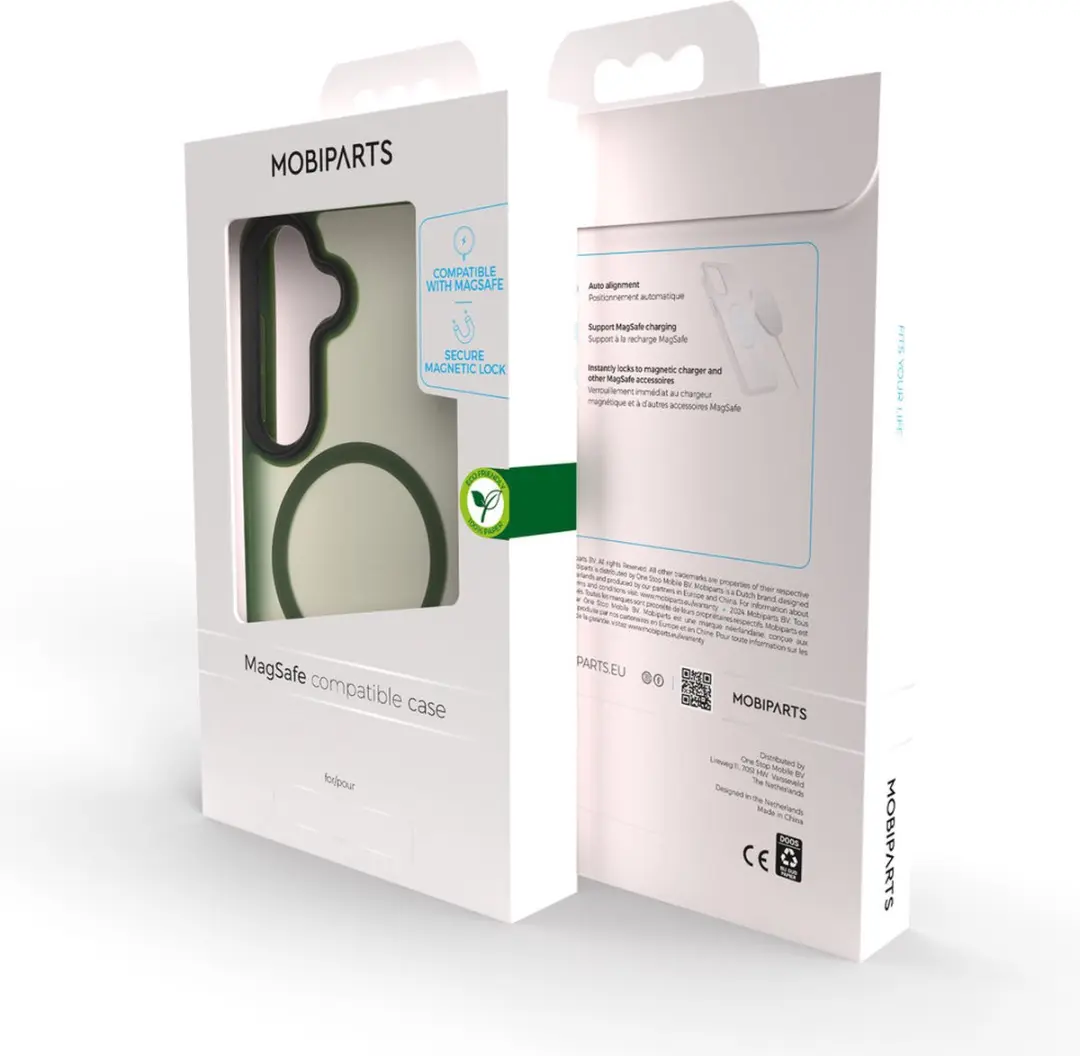 Mobiparts MagSafe Hoesje S23 - Groen - MP-5001704