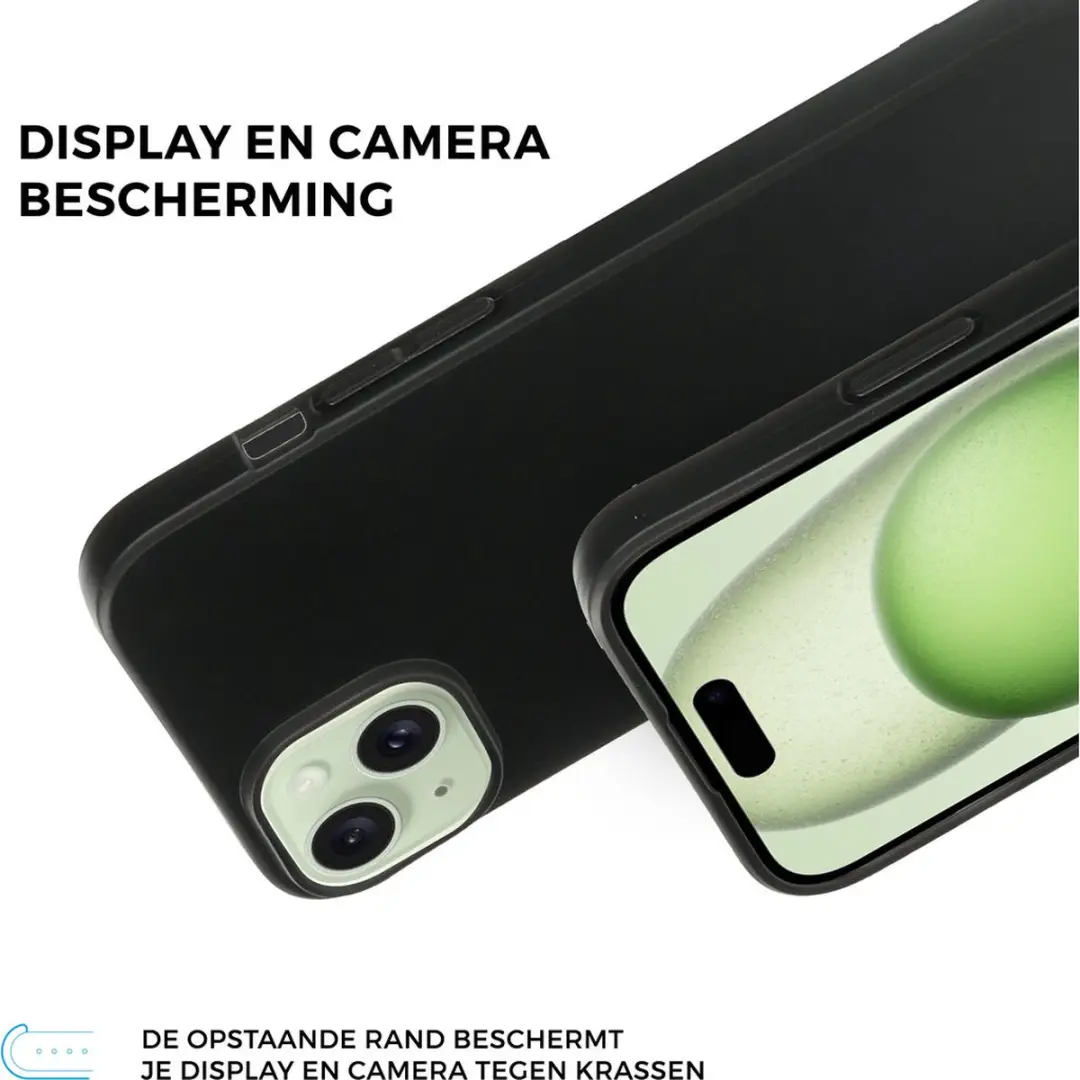 Mobiparts Classic TPU Hoesje MP-5001722 - iPhone 15 Plus - Zwart