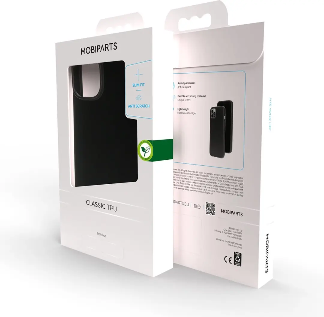 Mobiparts Classic TPU Hoesje MP-5001722 - iPhone 15 Plus - Zwart