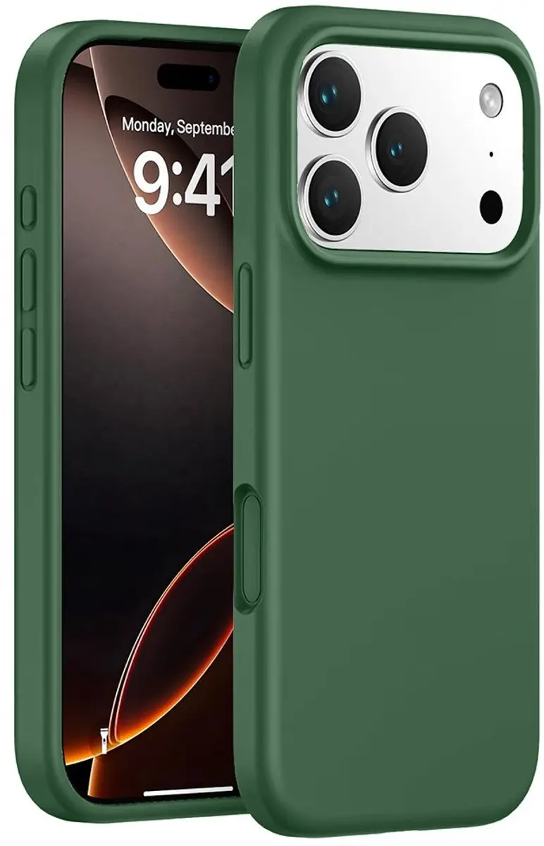 MobiQ Liquid Siliconen Hoesje iPhone 17 Pro 46-01344