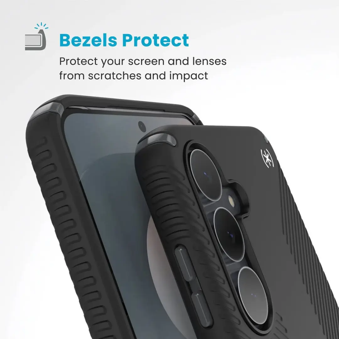 Speck Presidio2 Grip 151006-3205 Hoesje - Samsung Galaxy S25 FE - Zwart - afbeelding 6 van 6