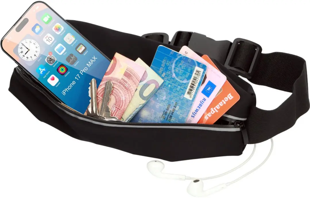 Mobiparts Comfort Fit Sport Belt MP130107 - iPhone 17 Pro Max - Zwart