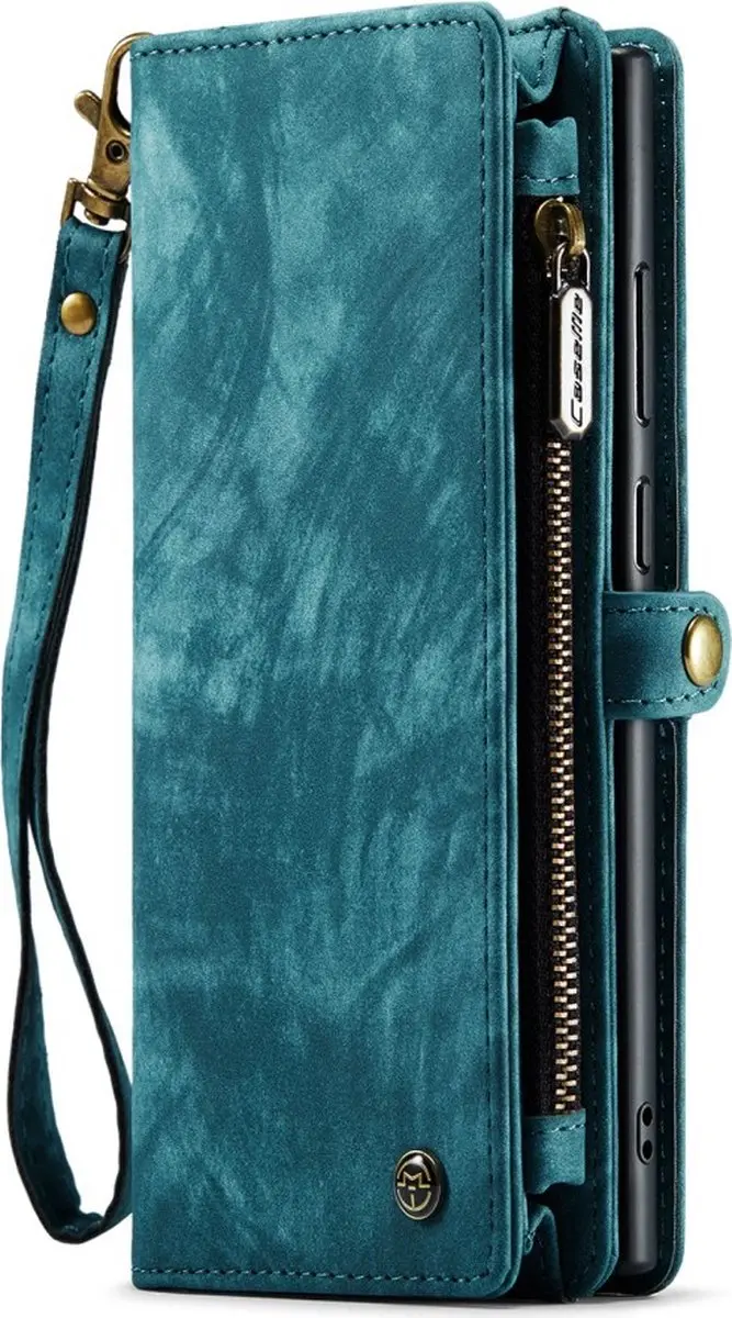 Caseme 008 Hoesje Samsung Galaxy S23 Ultra - Blauw - 8 Pasjes - afbeelding 6 van 6