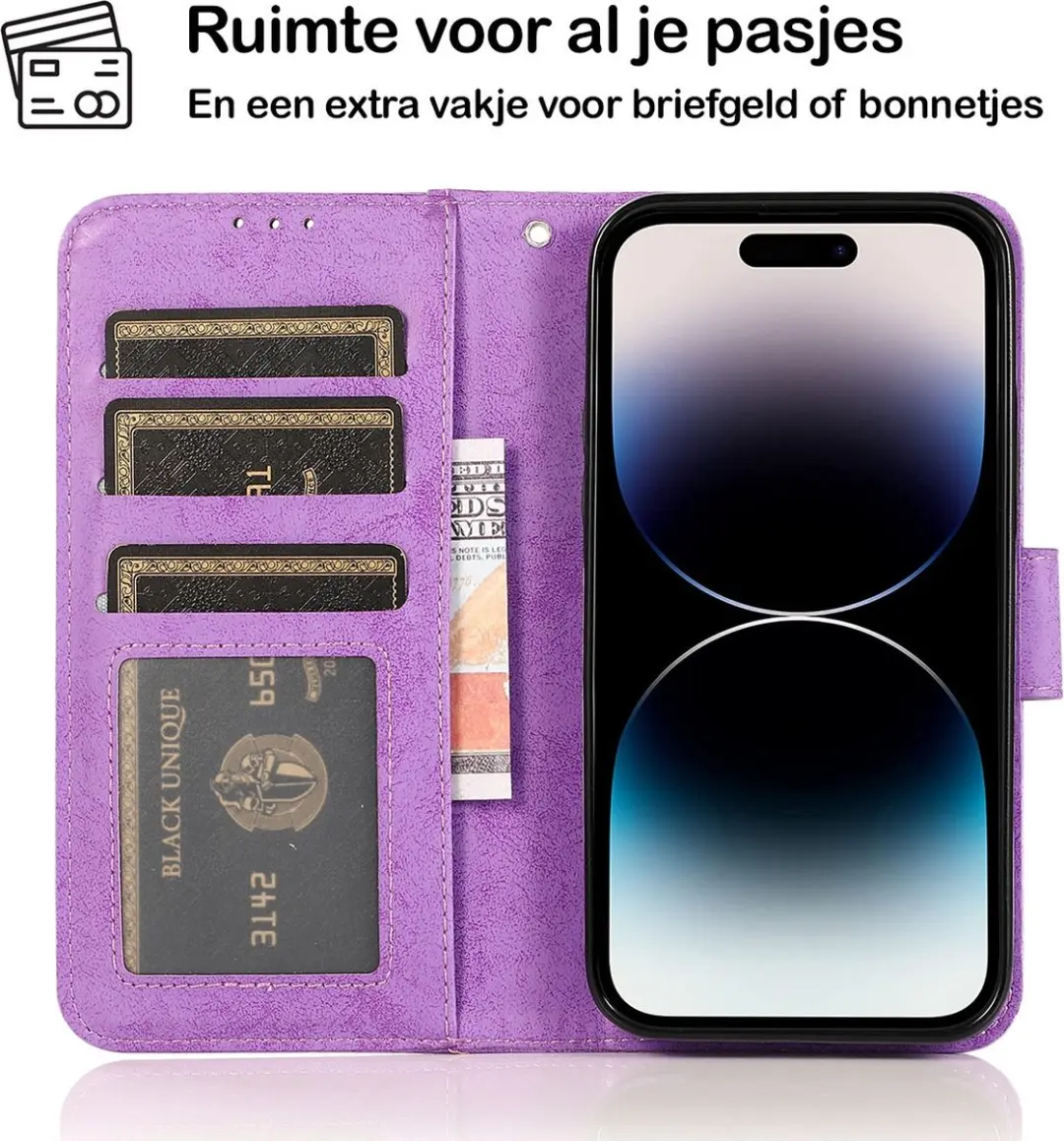 MobiQ 2-in-1 Hoesje iPhone 11 Pro - Paars - MPN 13-01596