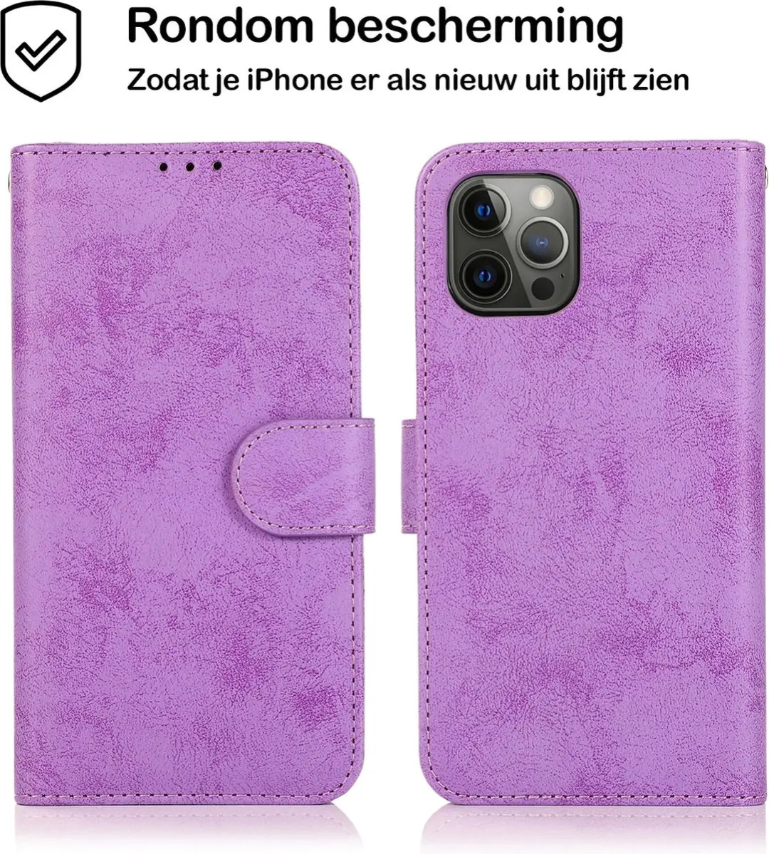 MobiQ 2-in-1 Hoesje iPhone 11 Pro - Paars - MPN 13-01596
