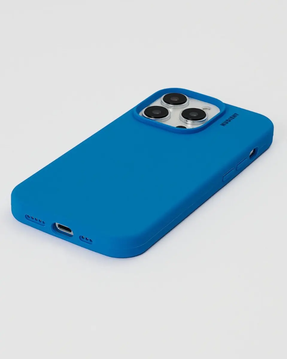 Nudient Base Case iPhone 14 - Blauw - 00-020-0048-0107