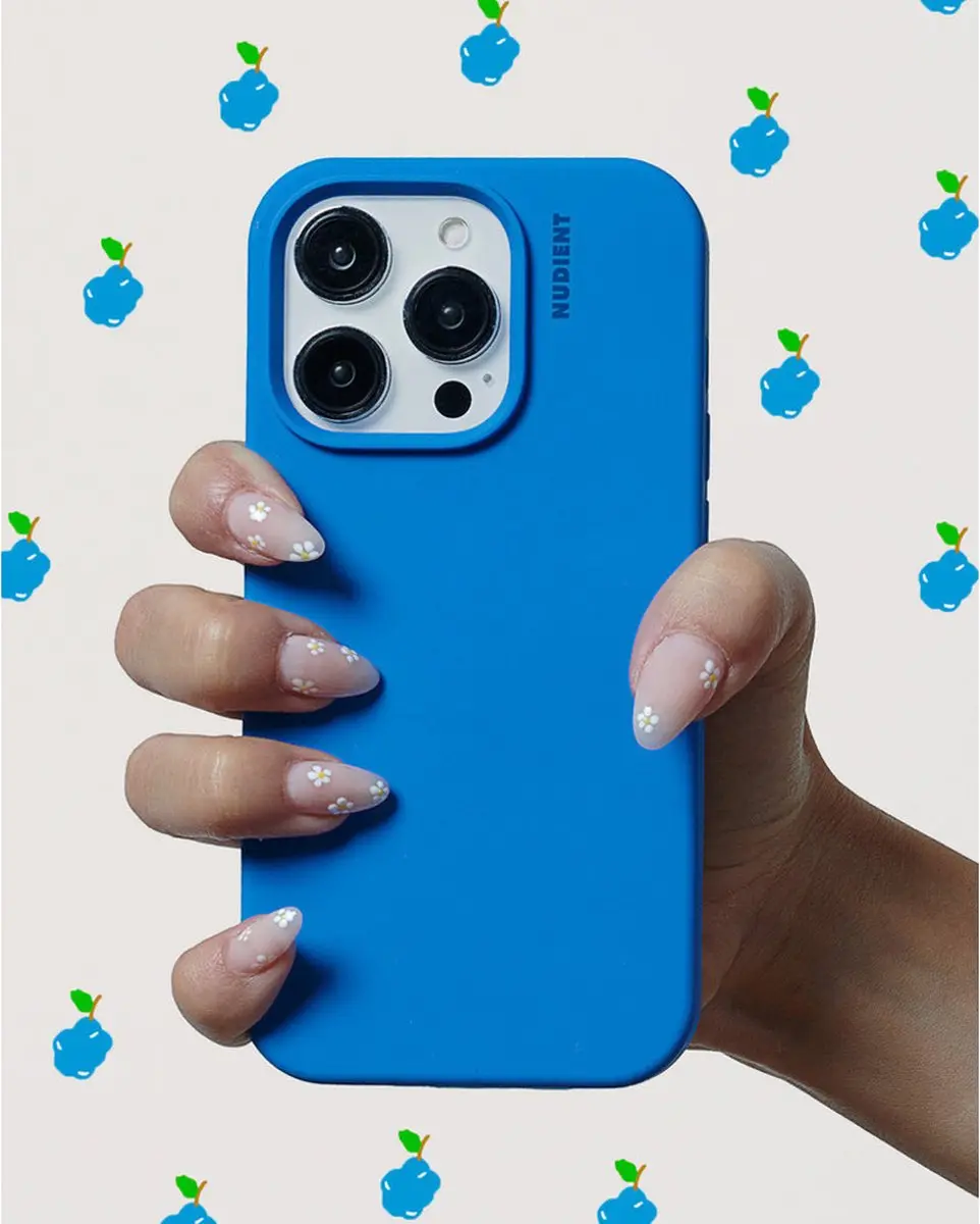 Nudient Base Case iPhone 14 - Blauw - 00-020-0048-0107