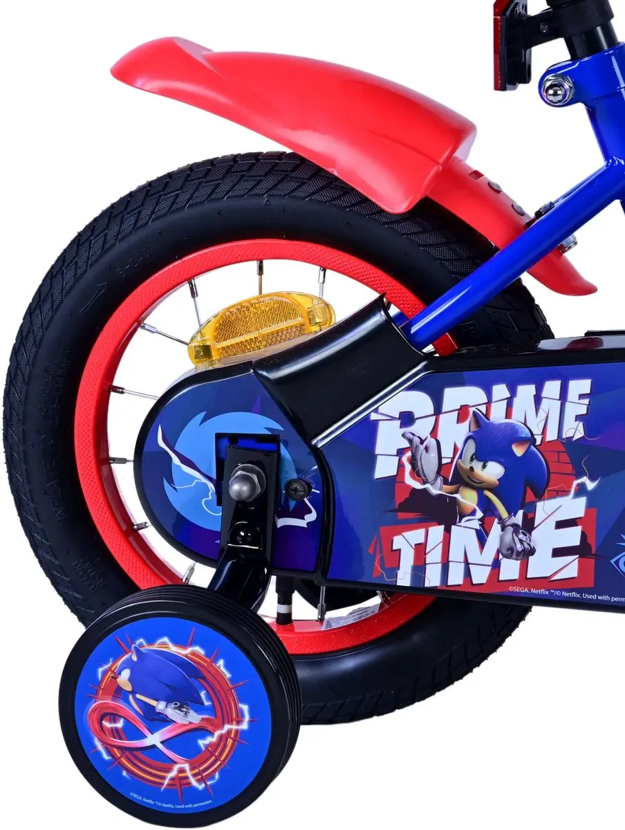 Volare Turbo Crew Kinderfiets 12 inch - 1 Versnelling - Blauw/Rood