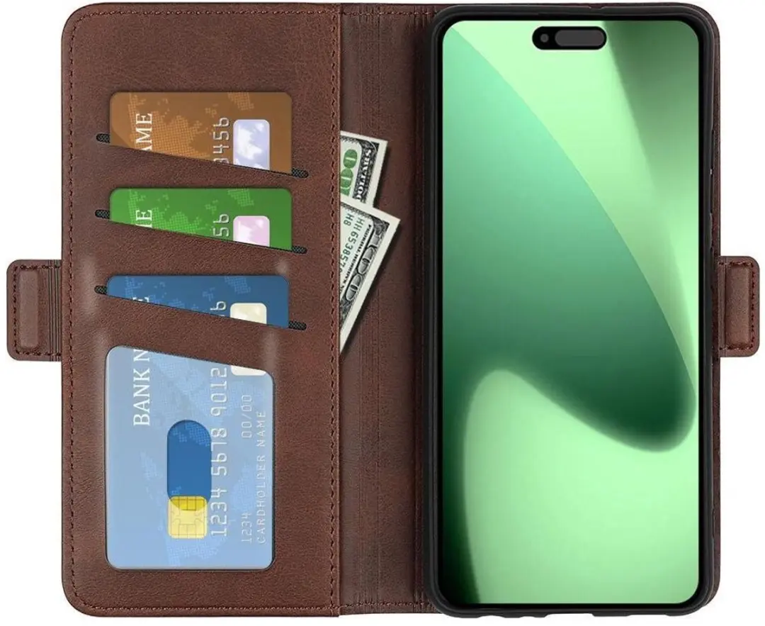 MobiQ PU Lederen Wallet Hoesje 46-01382