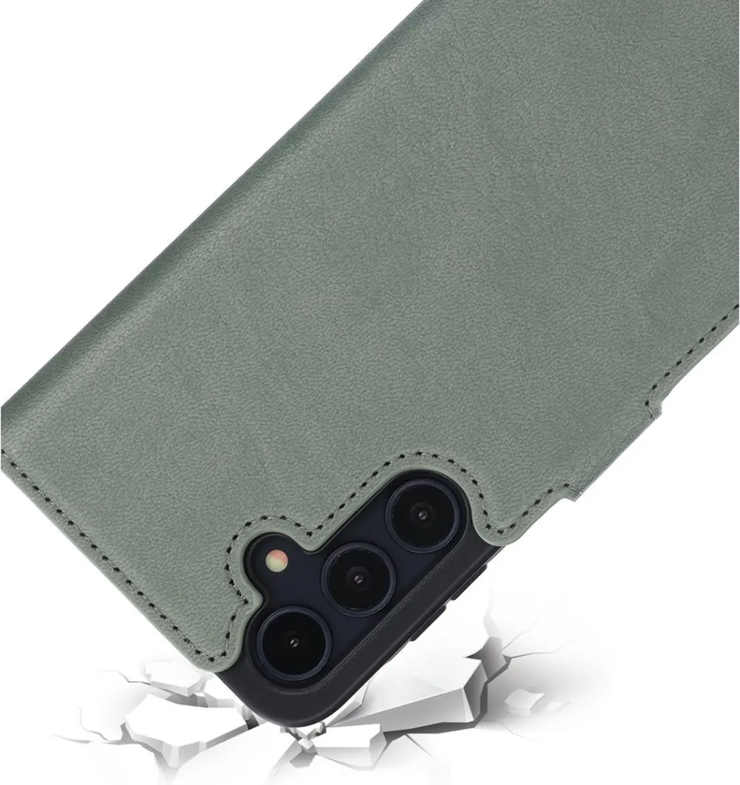 Mobiparts MP-126011 Hoesje Samsung Galaxy A35 5G - Wallet - Groen