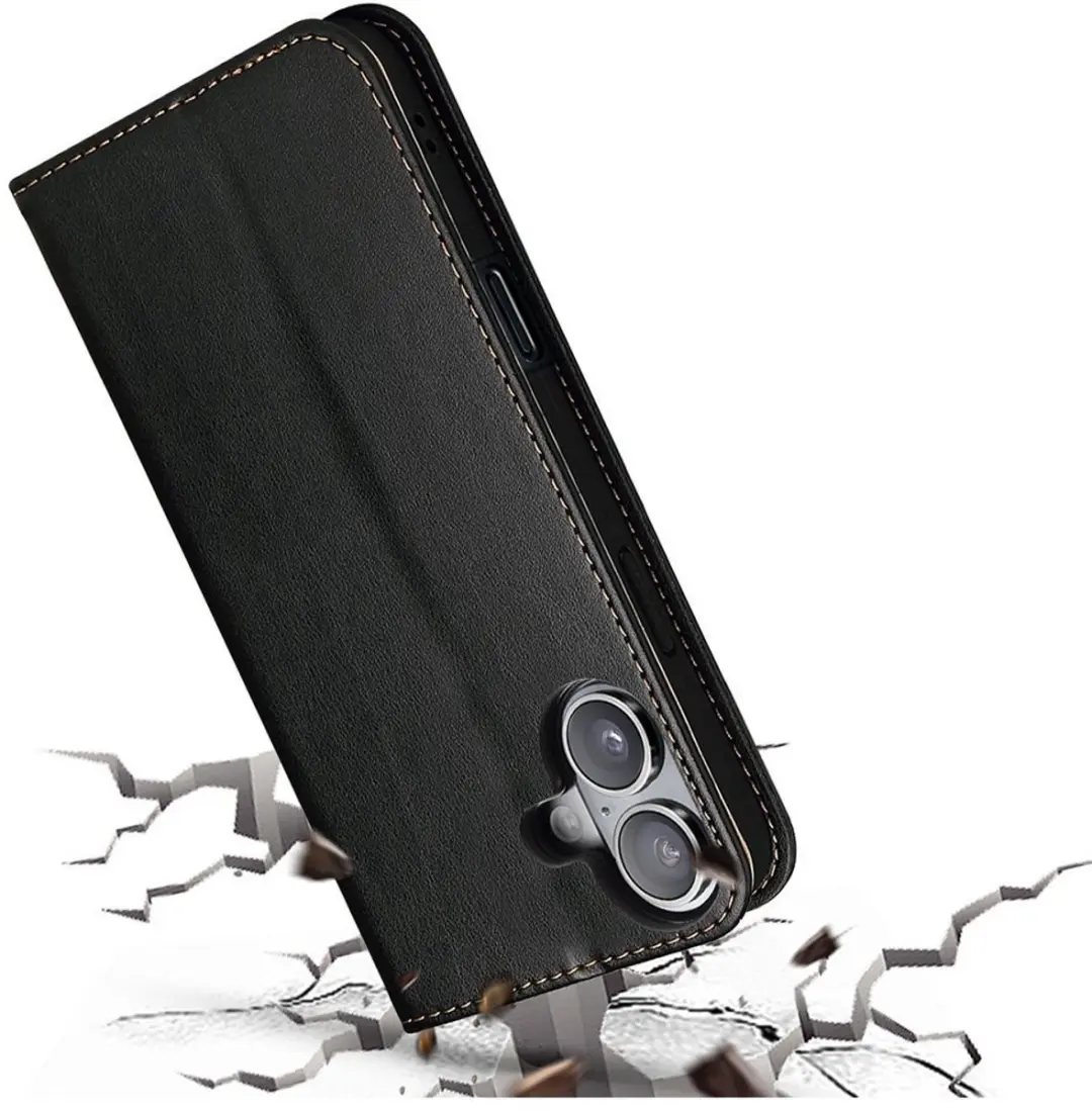 MobiQ Premium Business Wallet iPhone 17 - 46-01159 - Zwart