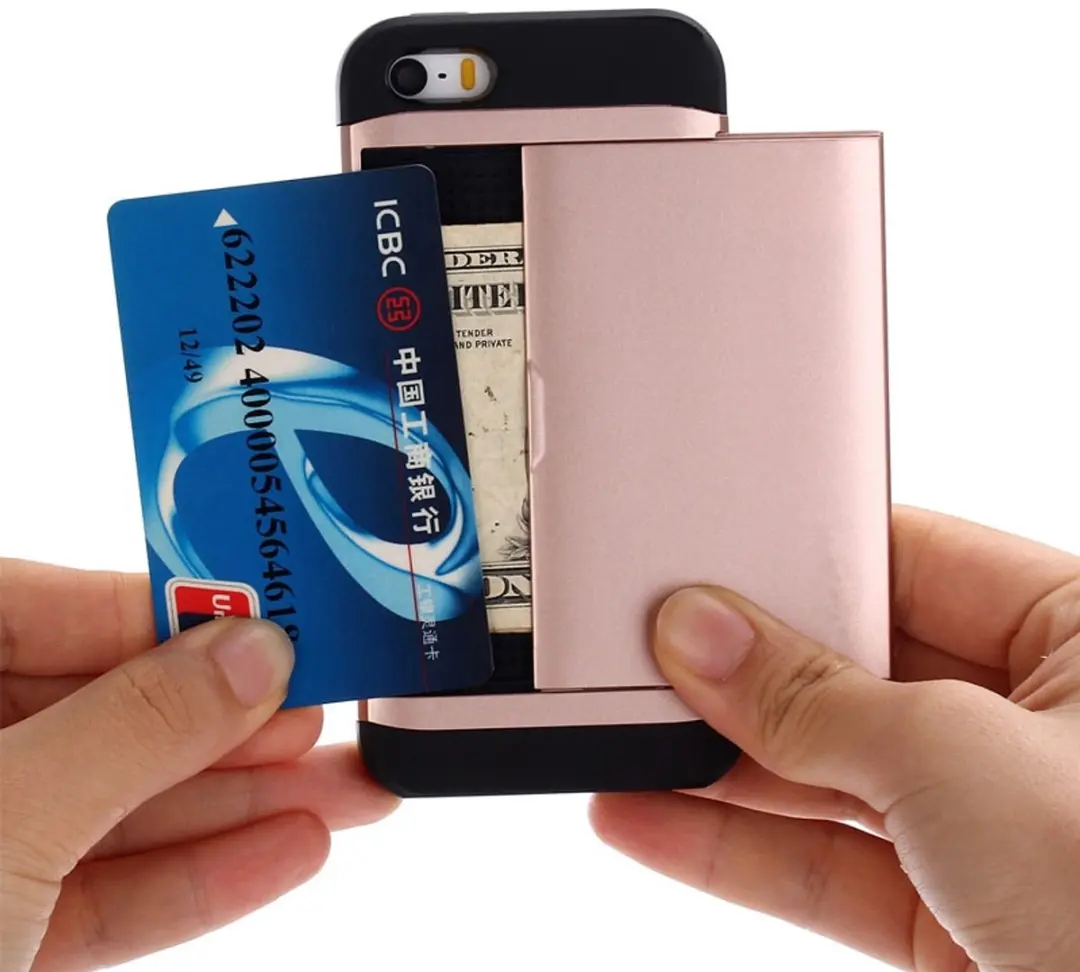 MobiQ Pashoesje iPhone 7/8/SE (2020/2022) - 2 Pasjes - Goud