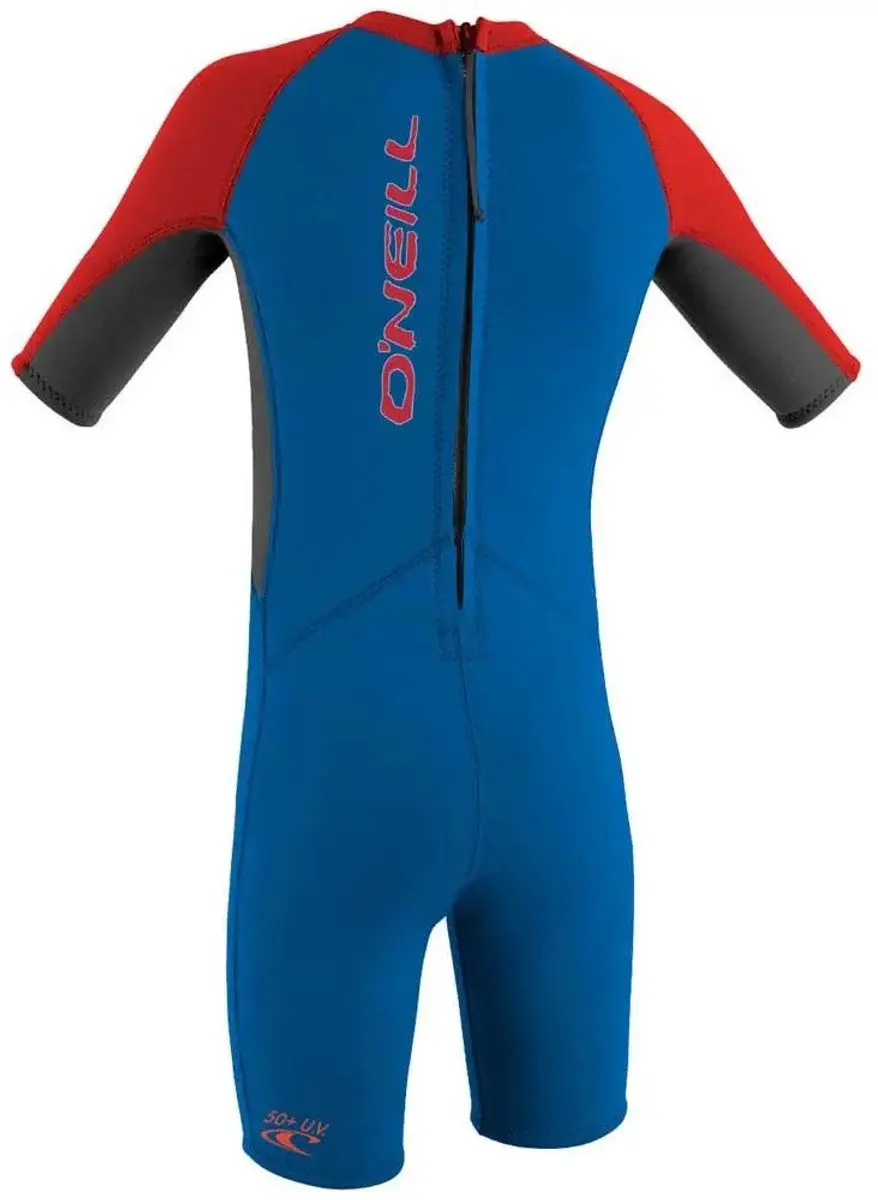 O'Neill Peuter Reactor 2mm Shorty Wetsuit - Rood/Blauw