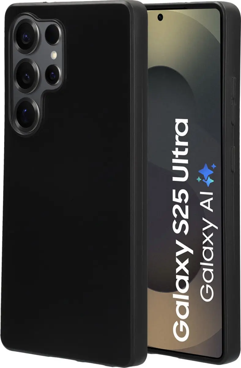 Mobiparts MP-128566 Hoesje Samsung Galaxy S25 Ultra - Zacht TPU - Zwart - afbeelding 6 van 6