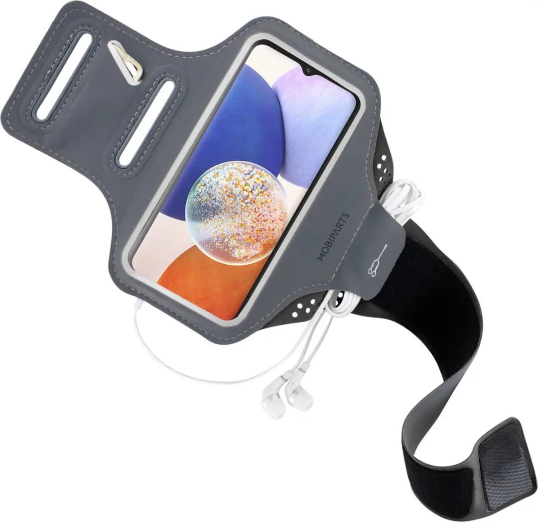 Mobiparts Hardlooparmband Samsung Galaxy A14 MP-123712 - Zwart
