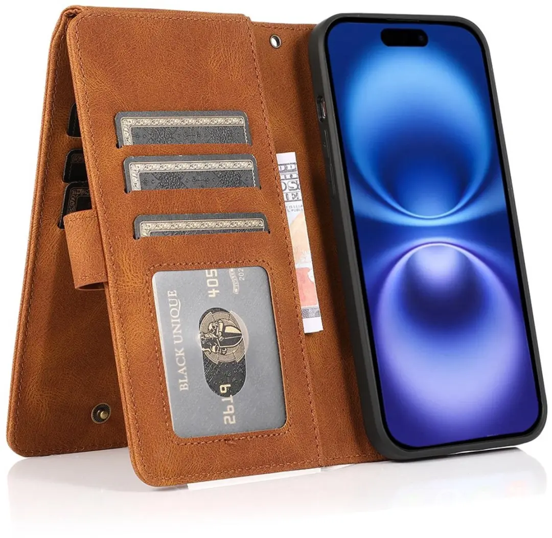 MobiQ Wallet Hoesje iPhone 16 Plus