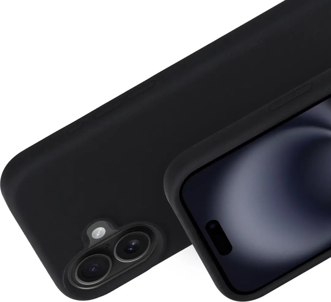 Mobiparts MP-127662 Hoesje iPhone 16 - Siliconen - Zwart