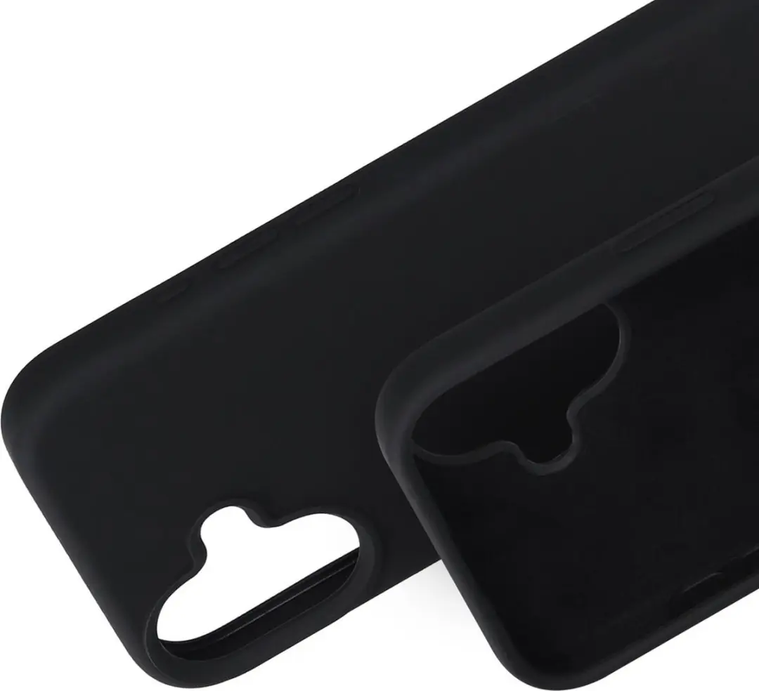Mobiparts MP-127662 Hoesje iPhone 16 - Siliconen - Zwart