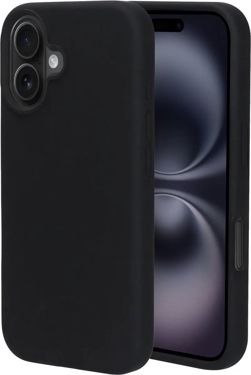 Mobiparts MP-127662 Hoesje iPhone 16 - Siliconen - Zwart - afbeelding 6 van 6