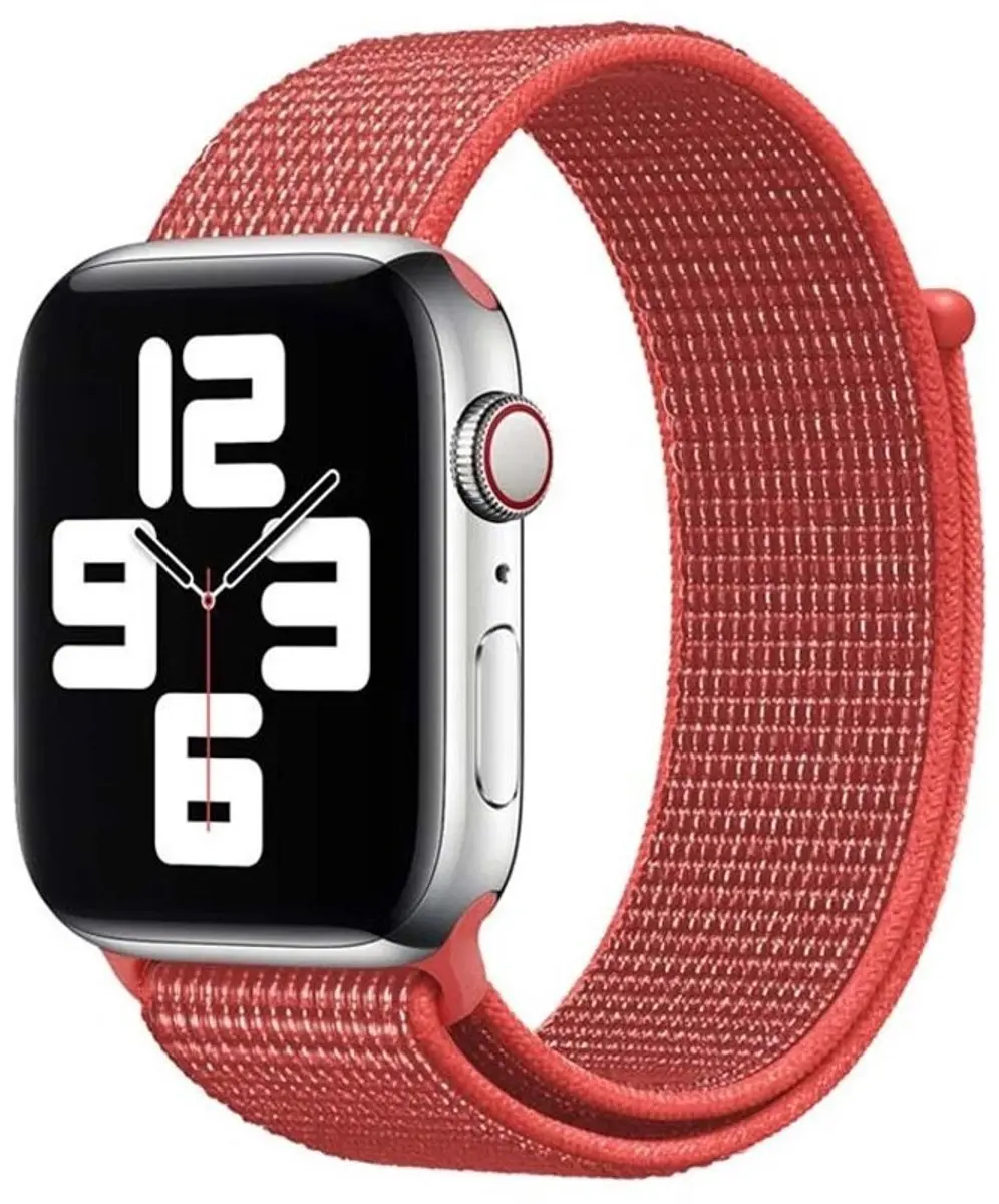 MobiQ Nylon Horlogebandje Apple Watch 44mm