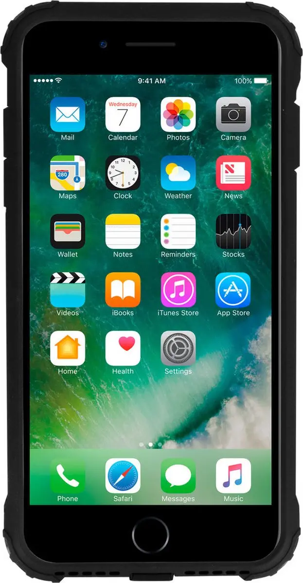 Mobiparts Rugged Shield MP-62400 - iPhone 7/8 Plus - Zwart