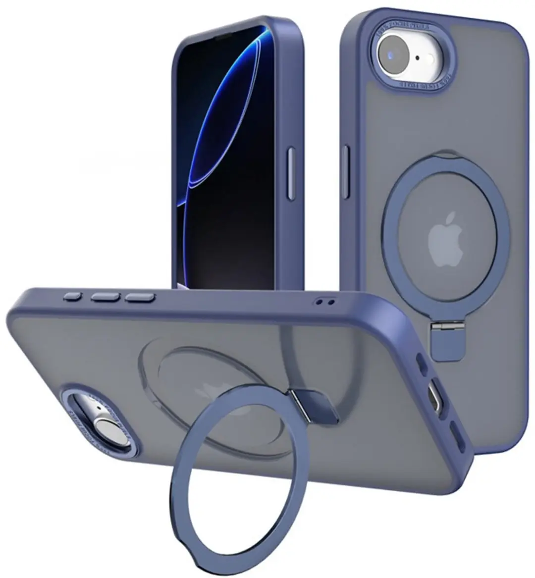 MobiQ Ringstand MagSafe Hoesje iPhone 16e 46-00857