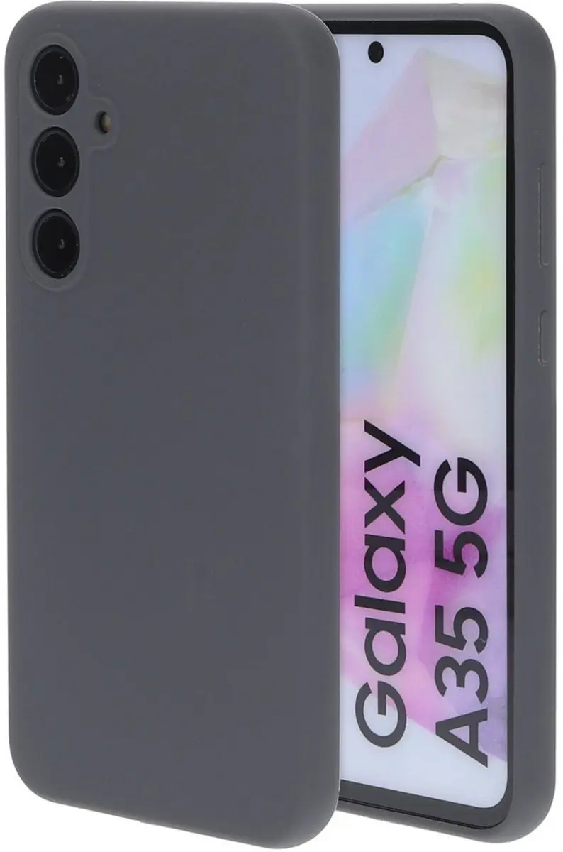 Mobiparts MP-125987 Hoesje Samsung Galaxy A35 5G - Siliconen - Grijs