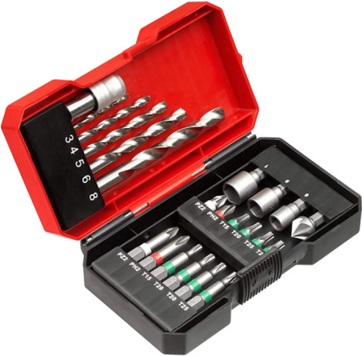 Einhell Boor-/Bitset 22-delig S-Box
