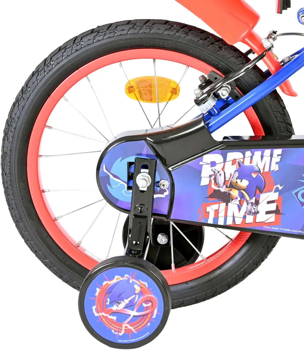 Volare Turbo Crew Kinderfiets 16 inch - Blauw/Rood - 1 Versnelling