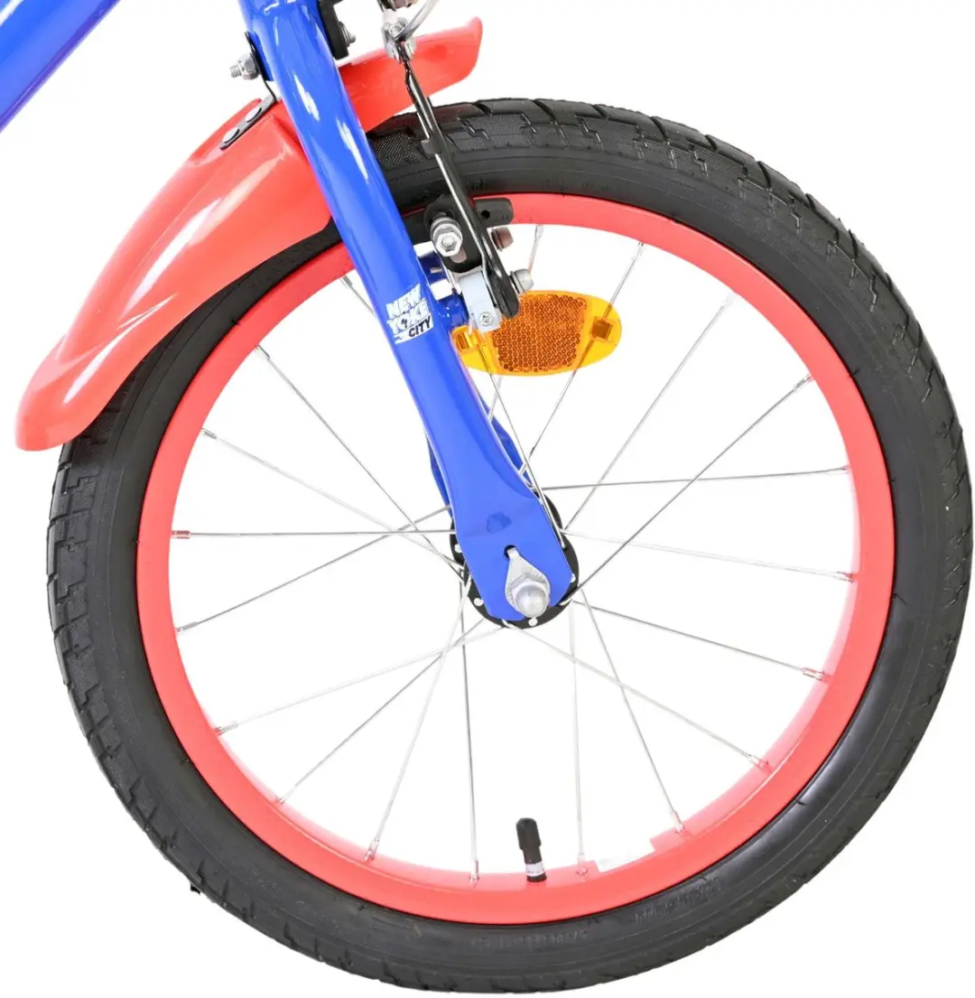 Volare Turbo Crew Kinderfiets 16 inch - Blauw/Rood - 1 Versnelling