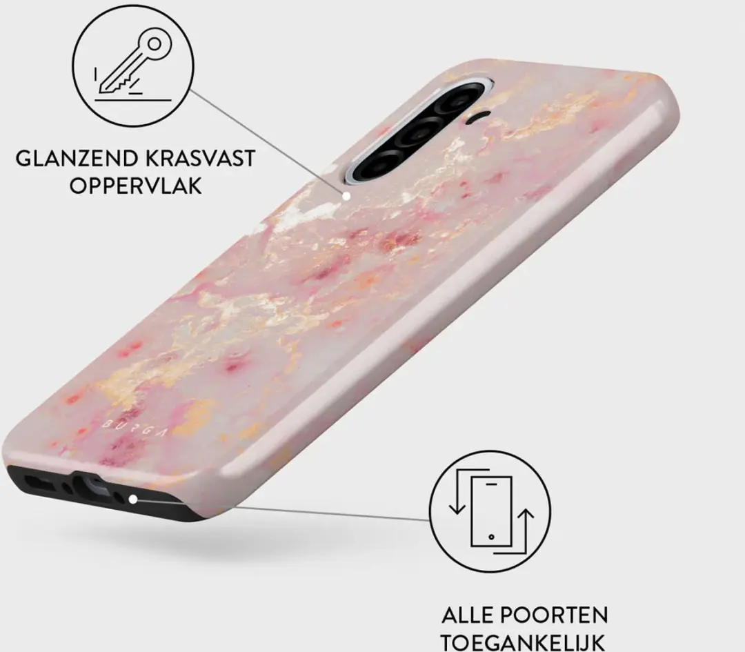 Burga Tough Case Samsung Galaxy A56 - Gouden Coral - afbeelding 6 van 6