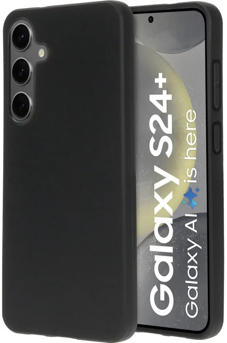 Mobiparts MP-125438 Hoesje Samsung Galaxy S24 Plus - Zacht TPU Zwart