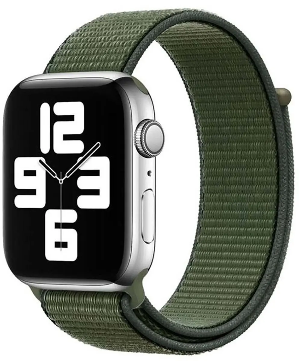 MobiQ Nylon Horlogebandje Apple Watch 42mm
