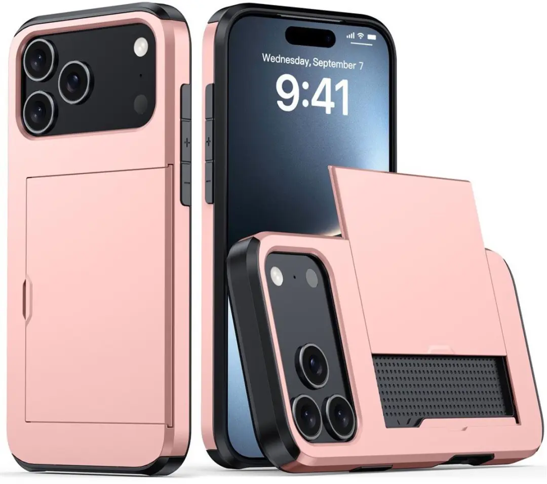 MobiQ Hybrid Card iPhone 17 Pro Max Hoesje