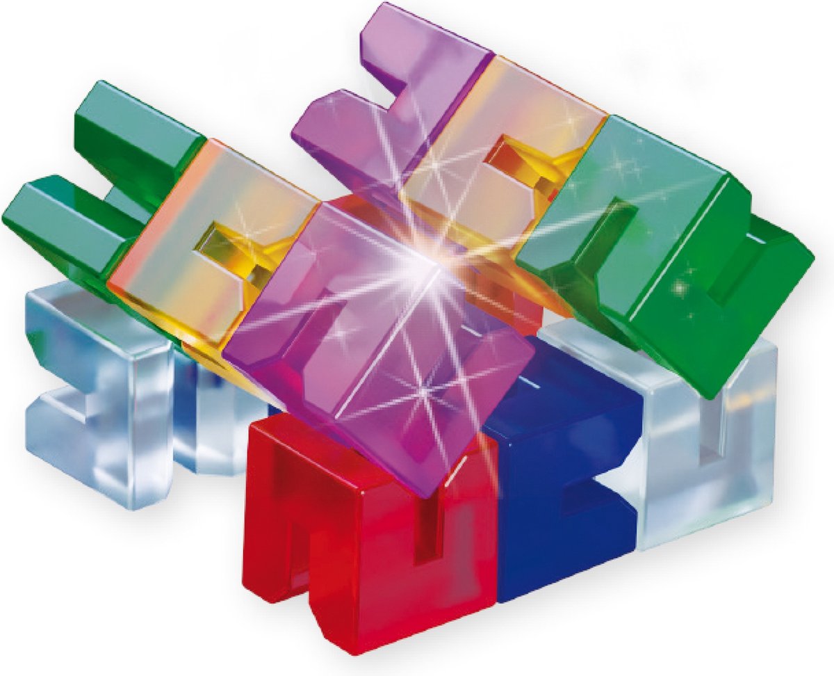 999 Games - Flex Puzzler Crystal - Breinbreker - Uitdagende puzzel als fidget toy - Stimuleert het ruimtelijk inzicht - Educatief spel - Fidget Toy - Solo spel - Klein cadeautje