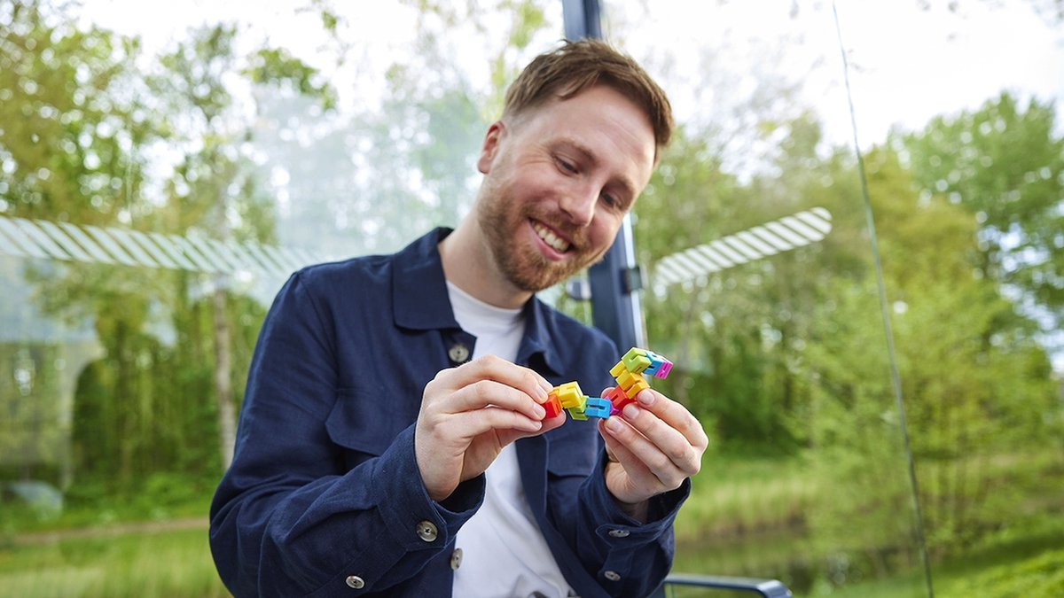 999 Games - Flex Puzzler Crystal - Breinbreker - Uitdagende puzzel als fidget toy - Stimuleert het ruimtelijk inzicht - Educatief spel - Fidget Toy - Solo spel - Klein cadeautje