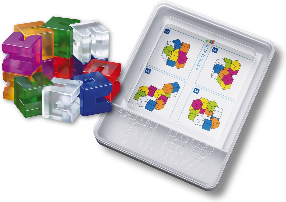 999 Games - Flex Puzzler Crystal - Breinbreker - Uitdagende puzzel als fidget toy - Stimuleert het ruimtelijk inzicht - Educatief spel - Fidget Toy - Solo spel - Klein cadeautje