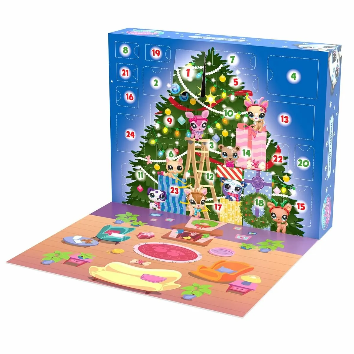 Bandai Littlest Pet Shop Adventskalender 24 Stuks - Multicolor